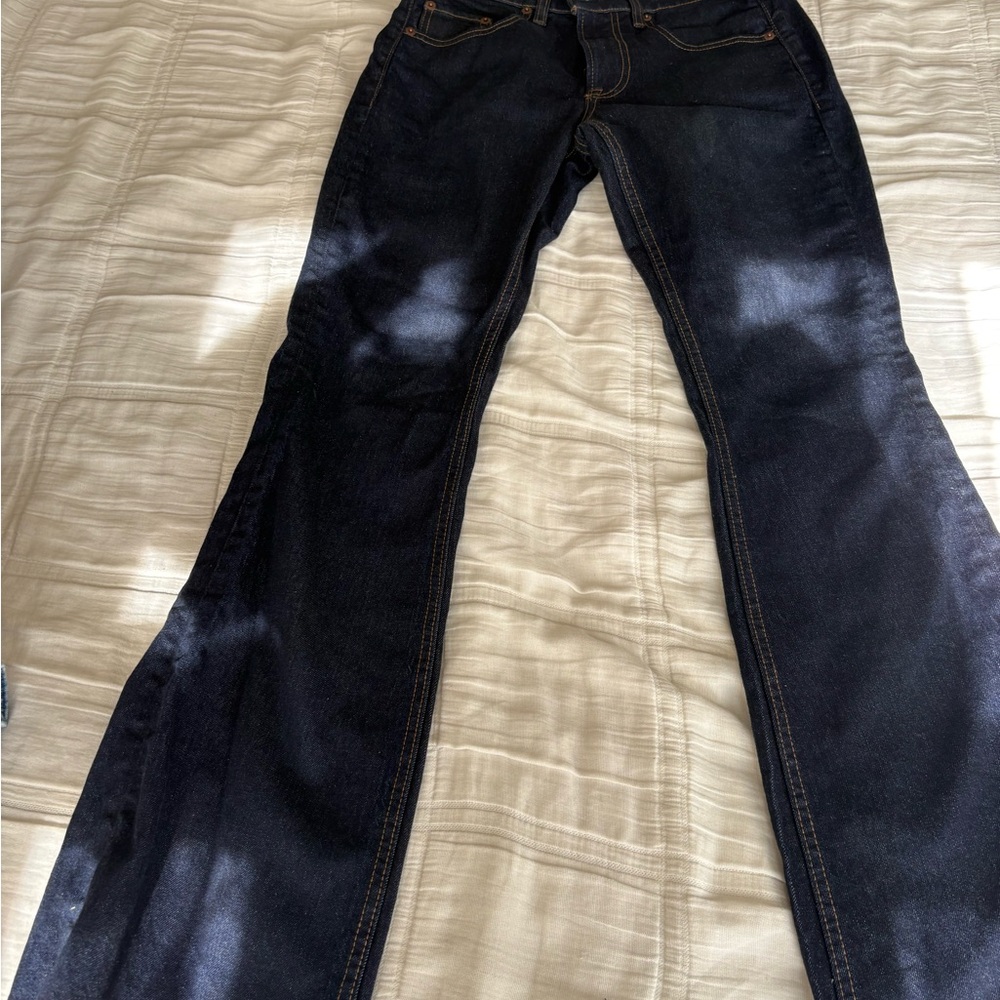 Abercrombie & Fitch Dark Blue Flare Jeans